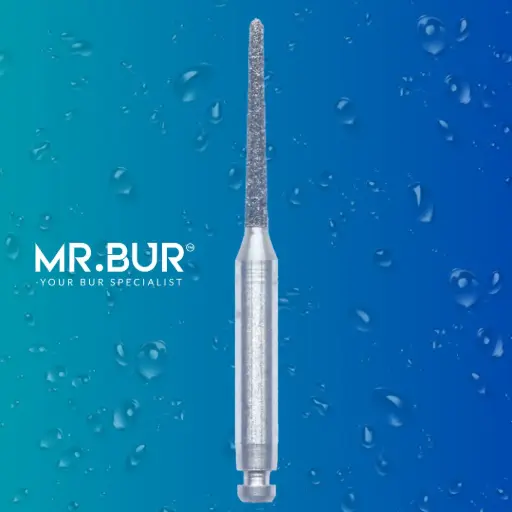 [R850/012] RA DIAMOND BUR TAPER ROUND END