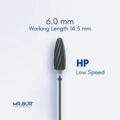 [TC108] TUNGSTEN CARBIDE BUR FOR CVD COATING - PLAIN CUT STANDARD
