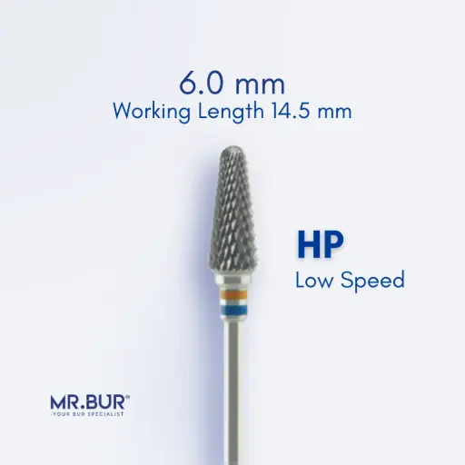 [TC121] TUNGSTEN CARBIDE BUR FOR ACRYLIC RESIN - CROSS CUT STANDARD