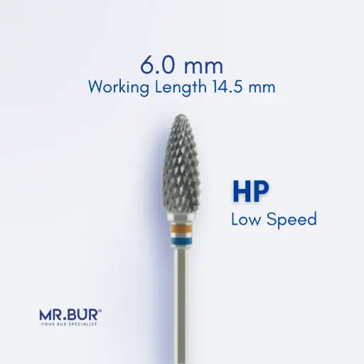 [TC122] TUNGSTEN CARBIDE BUR FOR ACRYLIC RESIN - CROSS CUT STANDARD