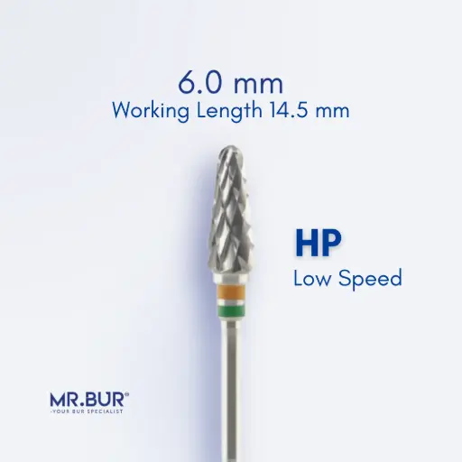 [TC123] TUNGSTEN CARBIDE BUR FOR FOR ACRYLIC RESIN - CROSS CUT COARSE