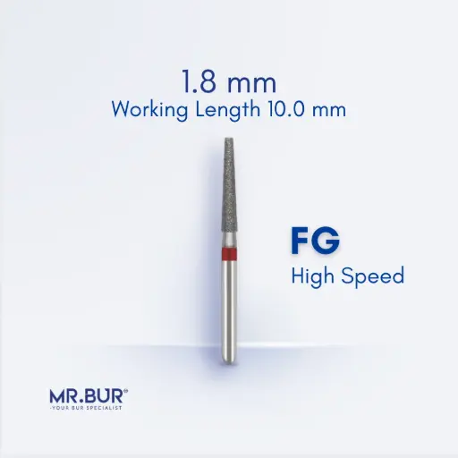 [30F] FG DIAMOND TAPER FLAT END - 848F FG.018