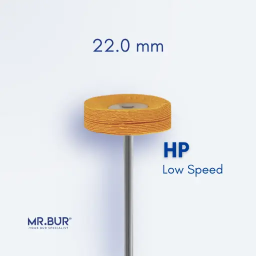[01P22] LAB POLISHING BRUSH WHEEL SHAPE (YELLOW)