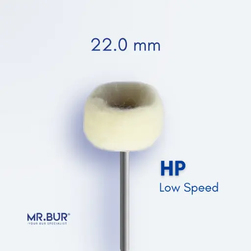 [01S22] LAB POLISHING BRUSH WHEEL SHAPE (WHITE/CASHMERE)
