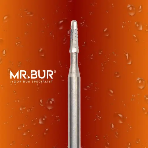 [1701] FG CARBIDE TAPER FLAT END CROSS CUT 