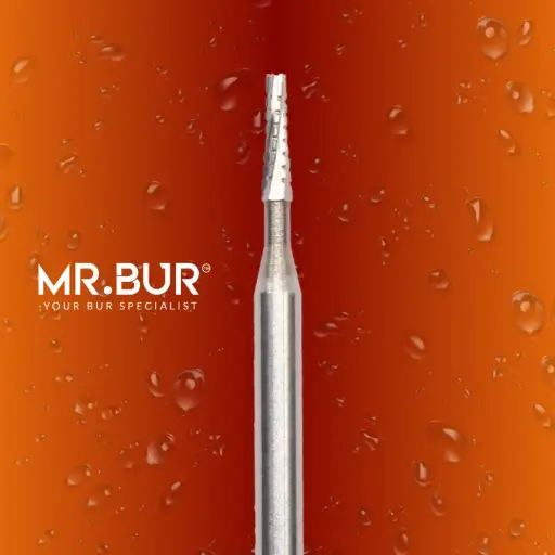 [700] FG CARBIDE TAPER FLAT END CROSS CUT 