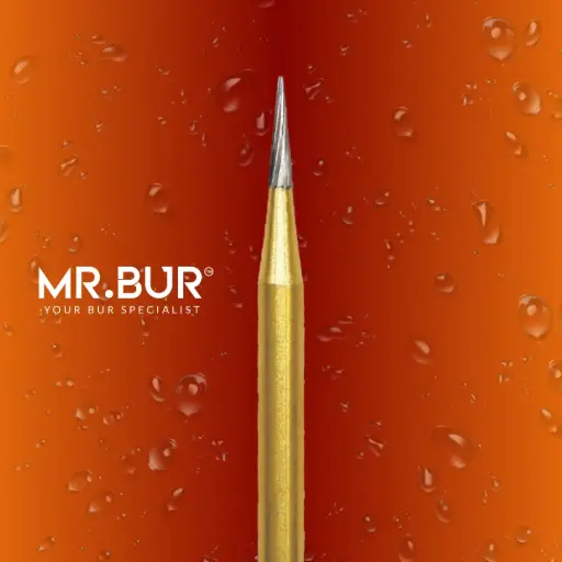 [7114] FG FINISHING CARBIDE TAPER FLAT END