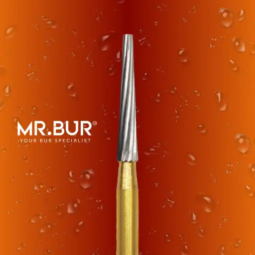 [7205] FG FINISHING CARBIDE TAPER FLAT END