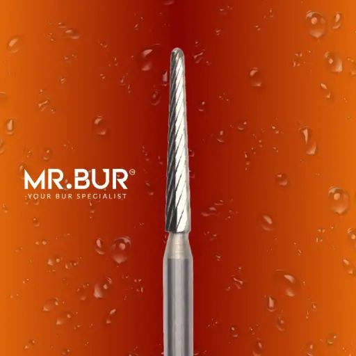 [7675] FG FINISHING CARBIDE TAPER ROUND END