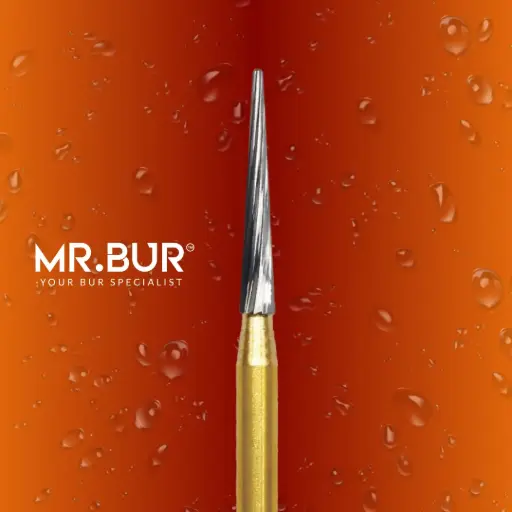 [7714] FG FINISHING CARBIDE TAPER FLAT END