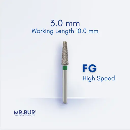 [141A] FG DIAMOND TAPER ROUND END 