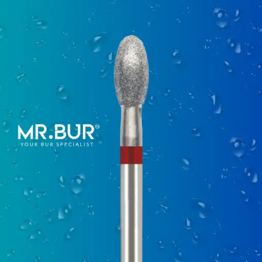 [142F] FG DIAMOND EGG/FOOTBALL FINE