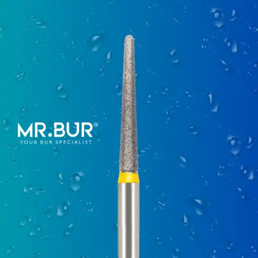 [224SF] FG DIAMOND TAPER ROUND END SUPER FINE