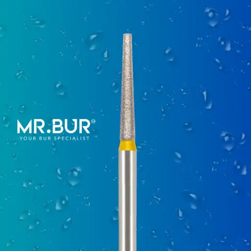 [225SF] FG DIAMOND TAPER FLAT END SUPER FINE