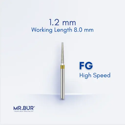 [28ASF] FG DIAMOND TAPER FLAT END SUPER FINE