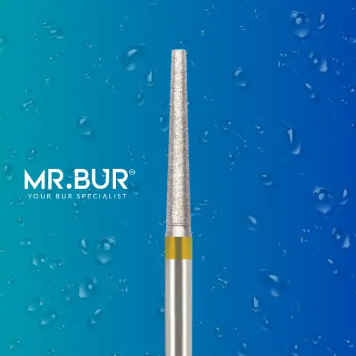 [28SF] FG DIAMOND TAPER FLAT END SUPER FINE