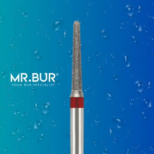 [36F] FG DIAMOND TAPER ROUND END FINE