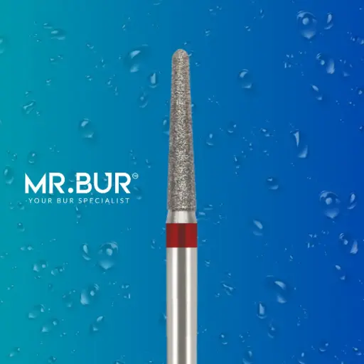 [37BF] FG DIAMOND TAPER ROUND END FINE