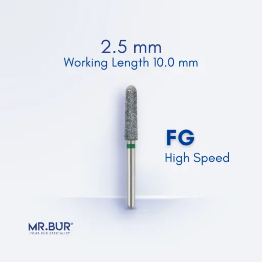 [76] FG DIAMOND TAPER ROUND END 
